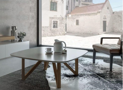 Coffee table Living room Table Luxury Walnut Natural Designer Side table